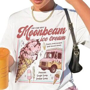 Moonbeam Ice Cream Shirt – Mr. Electric 2025 Concert Tour Tee Retro Indie Music